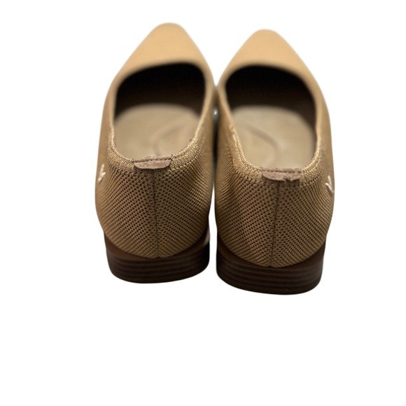 VIVAIA Pointed Toe Knit Flats Beige Women's Size 36 EU - Picture 4 of 6